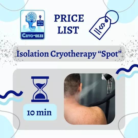 Isolation Cryotherapy (localized cryotherapy)