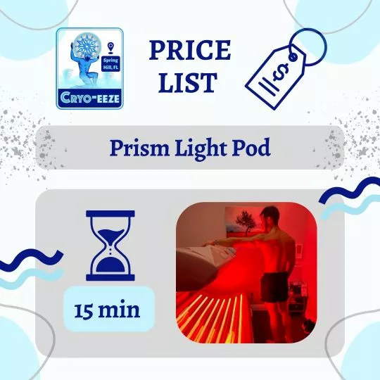 Red Light Bed session (Prism Light Pod)