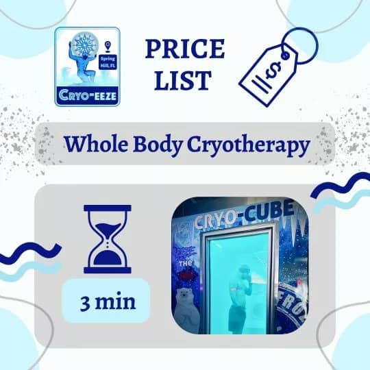 Whole Body Cryotherapy session 