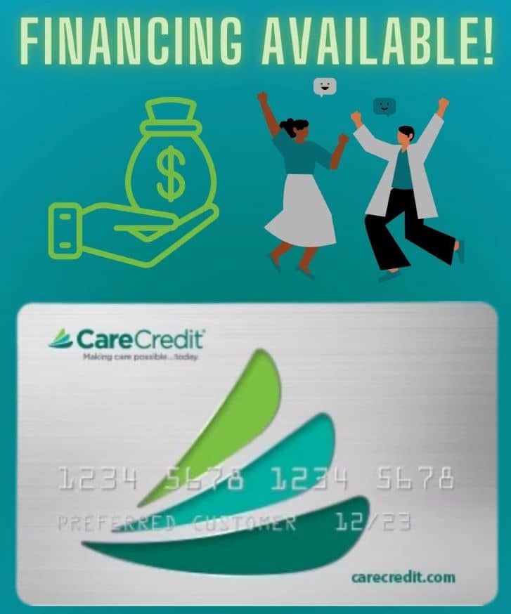 Financing Available with Care Credit